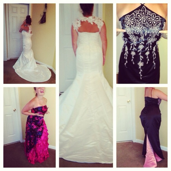 NEW PRICE 🎉A wedding dress -150 Prom dresses -80
