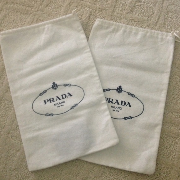 🚫SOLD🚫2 Prada shoe dust bags
