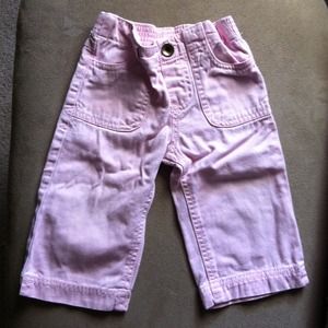 Infant pink jeans