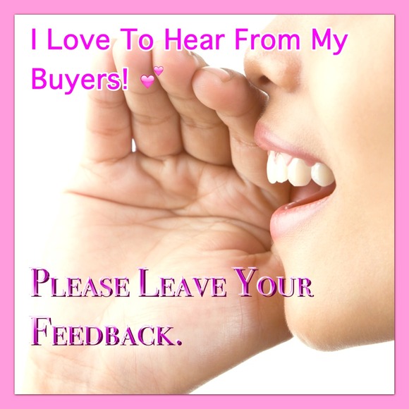 Please leave your feedback. 💕