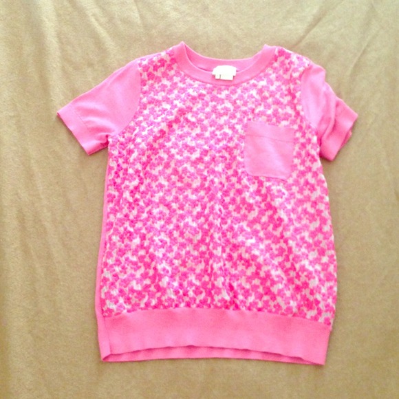 Kate spade floral sheer shirt