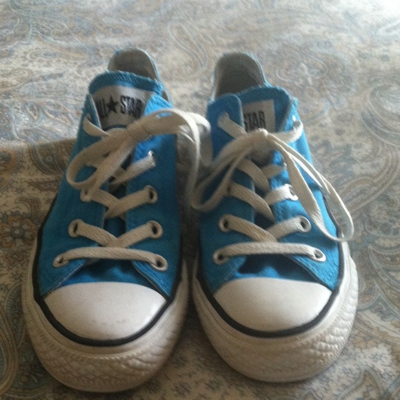 Aqua BLue Converse
