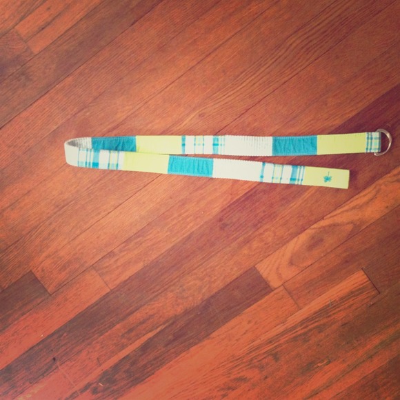 Lilly Pulitzer cloth double loop belt