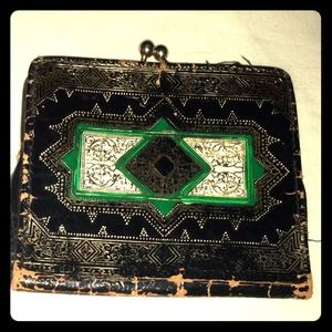 🎅Sale⚡ Antique leather guild wallet... Very old!
