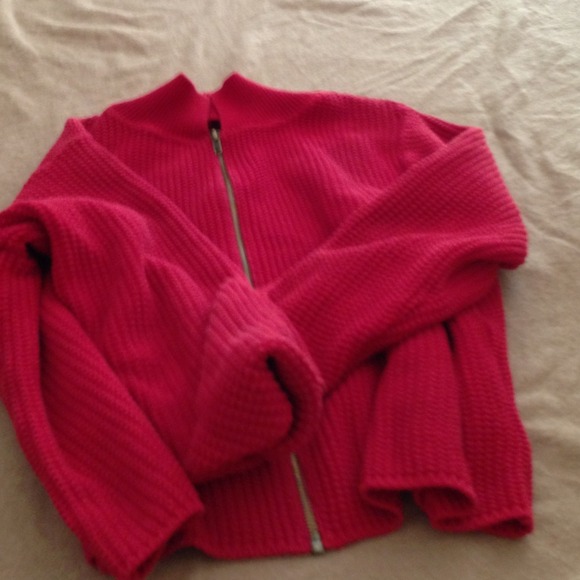 Red one size fits all sweater