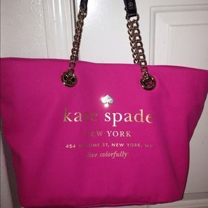 Reduced price Hot pink kate spade purse