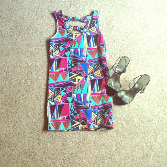 Tribal body fitting dress!