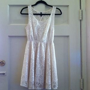 White open back dress :)