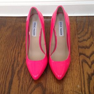 Neon Pink Steve Madden Pumps