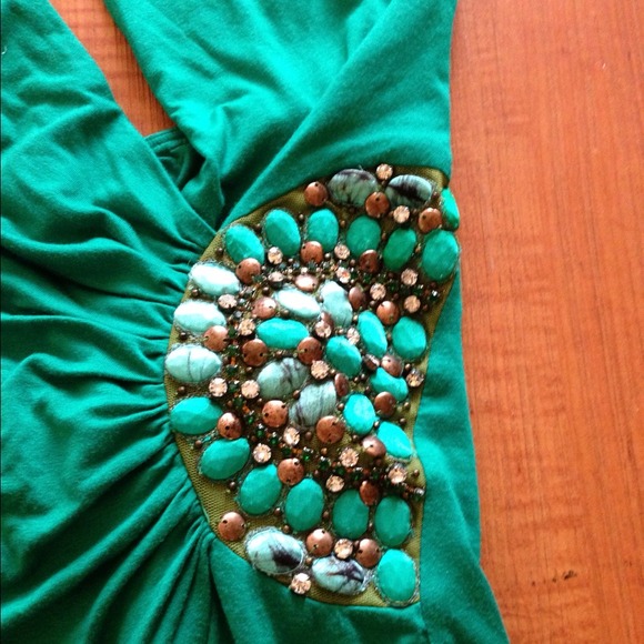 Stone embellished halter top - Picture 2 of 2