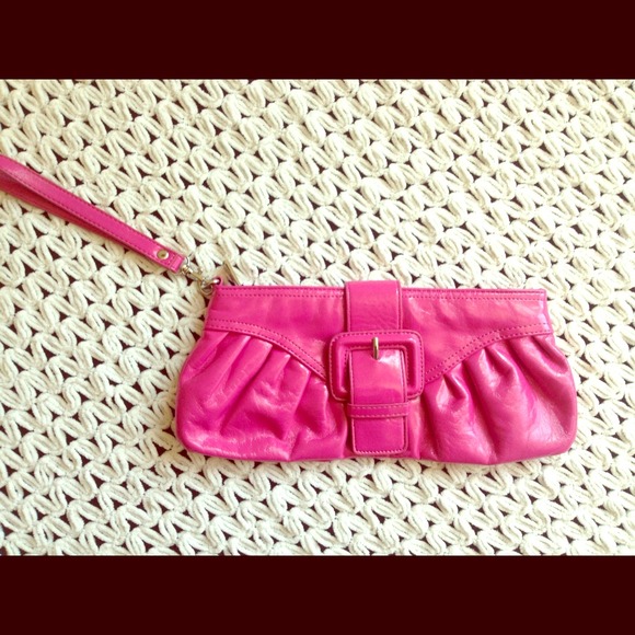 Pink clutch