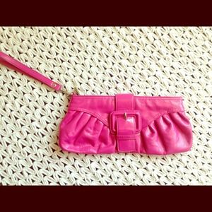 Pink clutch