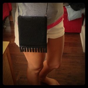 Beaded crossbody bag