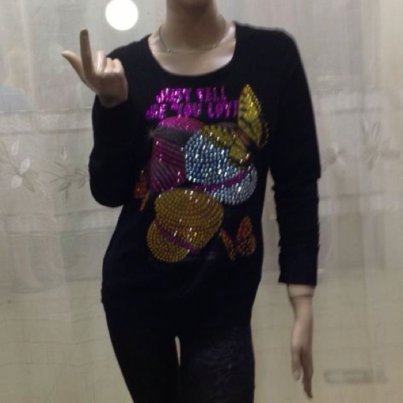 colorful pearl sweater - Picture 1 of 3