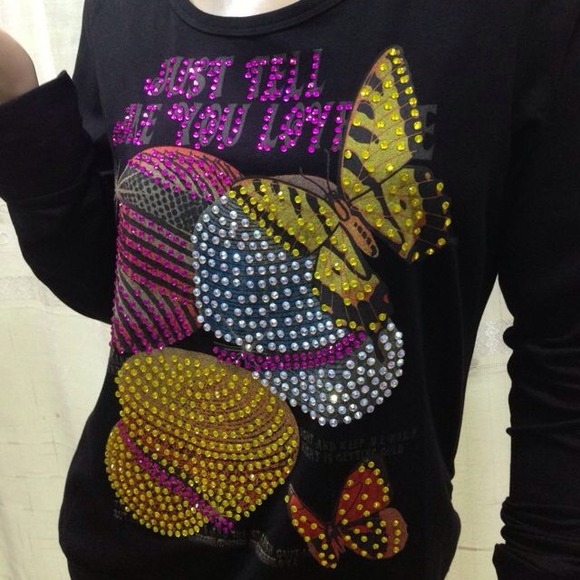 colorful pearl sweater - Picture 2 of 3