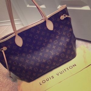 High end inspired neverfull MM LV bag
