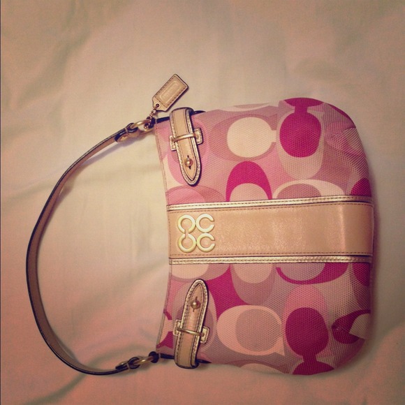 🚫SOLD🚫Pink/White/Leather Orig.l C Handbag