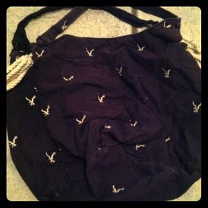 Navy blue American eagle bag