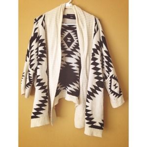 Aztec knit sweater