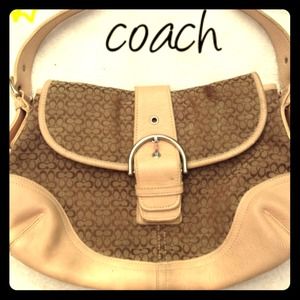 Tan /Khaki Coach Bag!
