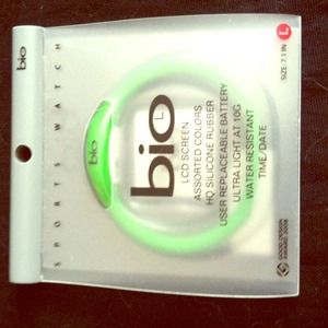 Lime green bia sports watch