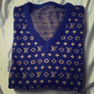 Inspired Louis Vuitton V Neck Knit
