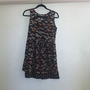 horse print porridge anthropologie dress