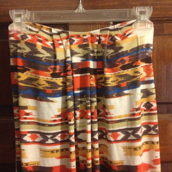 Tribal print maxi dress