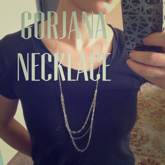 Gorjana sterling silver long necklace.