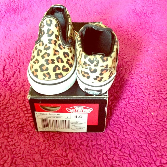 Girls Cheetah Vans.