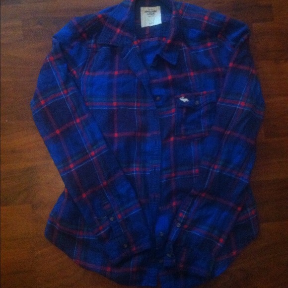 Abercrombie and Fitch plaid button up size L