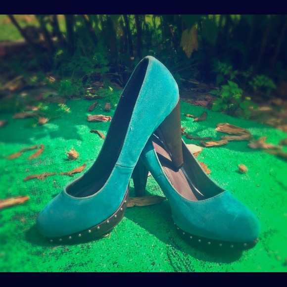 Torrid Teal Heels🔽PRICE DROP✅