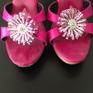 Betsey Johnson Shoes - Betsey Johnson hot pink heels Betsey Johnson Shoes - Betsey Johnson hot pink heels