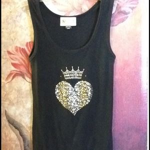 Christine Alexander large tank top in black