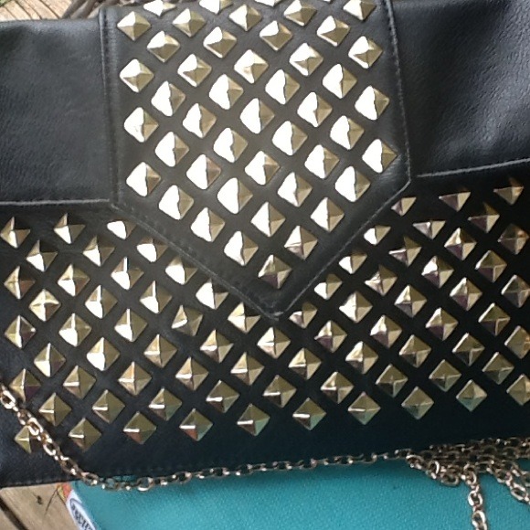 Black stud purse ....price lowered from 25 to 17