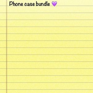 Polka dot and mustache phone case