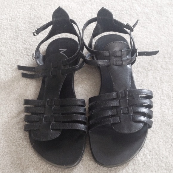 Black Gladiator Sandals