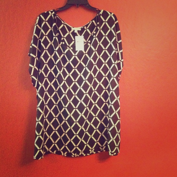 NWT Pleione rayon t shirt top