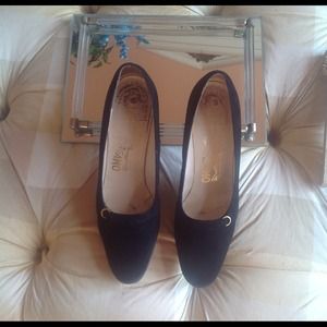 Suede black Salvatore farragamo