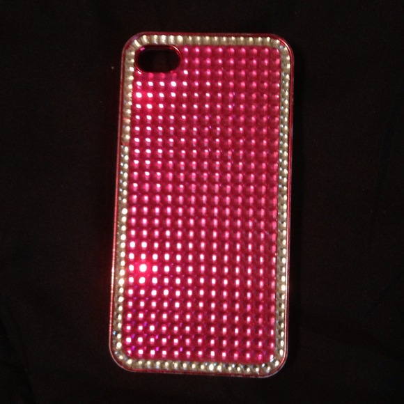 Pink bling phone case N