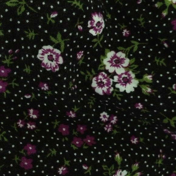 Floral/polka dot high-waisted skirt - Picture 3 of 4