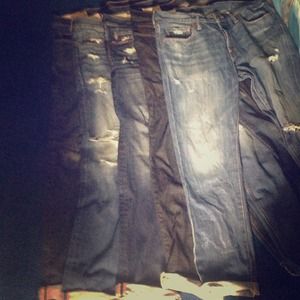 Bundle! 5 pairs of Abercrombie & Hollister Jeans
