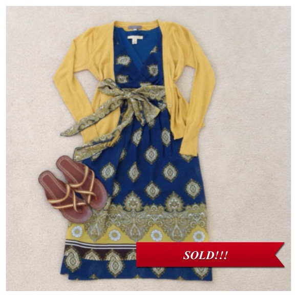 SOLD in bundle! Paisley pattern dress