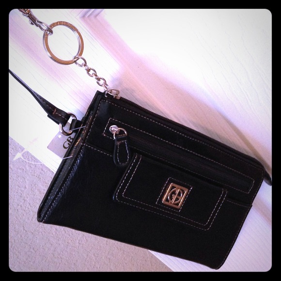 NWT Black Clutch Purse
