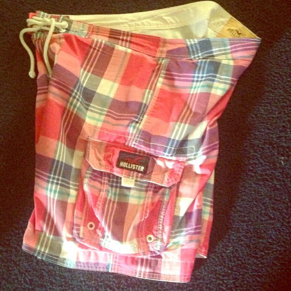 Hollister Swim Trunks XL Pink