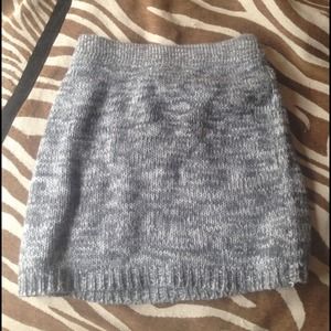 Grey skirt perfect for winter time
