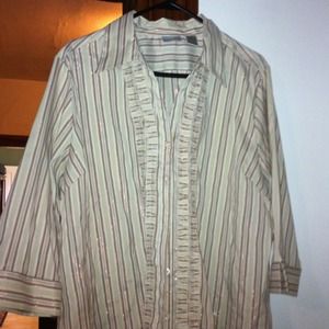 Plus size dress shirt.