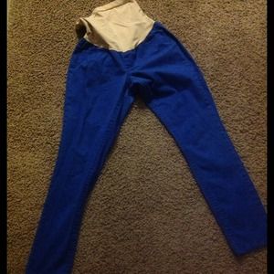 *Sold* Cobalt blue maternity skinny pants