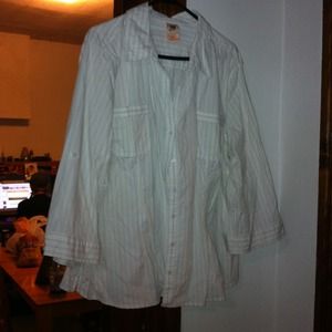 Plus size dress shirt