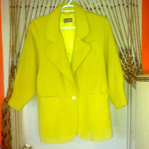 Vintage Escada wool coat.